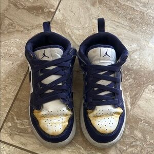 Kids' Blue and White Nike Sneakers